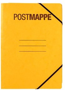 PAGNA Eckspanner Postmappe DIN A4 gelb, 1 St.