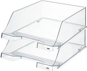 HAN Briefablagen XXL transparent DIN A4, 2 St.