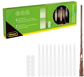Idena LED-Kerzen 10er-Set weiß