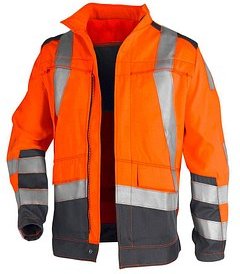 Thumbnail - KÜBLER® unisex Warnjacke PSA SAFETY X7 warnorange, anthrazit Größe 29