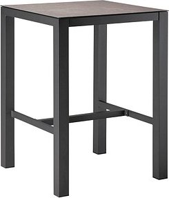 Thumbnail - BEST Gartentisch Rhodos anthrazit quadratisch 80,0 x 80,0 x 109,5 cm