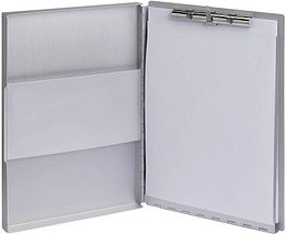 Thumbnail - MAUL Klemmbrett MAULassist mit Aufbewahrungsfach 2354608 DIN A4 silber Aluminium, 1 St.