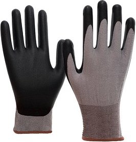 NITRAS SAFETY unisex Arbeitshandschuhe 8720 Skin Clean grau Größe 8, 12 Paar