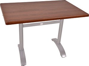 Garden Pleasure PAMIR Bistrotisch rechteckig Spanplatte dunkelbraun 120,0 x 80,0 x 74,0 cm, 1 St.