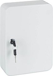 Thumbnail - relaxdays Schlüsselkasten weiß mit 48 Haken, Zylinderschloss, 18,0 x 7,5 x 25,0 cm, 1 St.