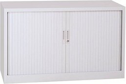 Gürkan Rollladenschrank lichtgrau 1 Fachboden 120,0 x 46,0 x 75,0 cm