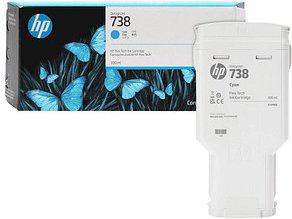HP 738 (676M6A) cyan Druckerpatrone