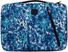 Thumbnail - Exacompta Laptophülle Veggie Kunstfaser blau bis 35,6 cm (14 Zoll)