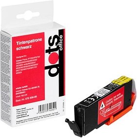 dots schwarz Druckerpatrone kompatibel zu Canon CLI-551 XL BK