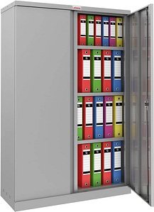 phoenix Metallschrank SCL1491GGK grau 91,5 x 37,0 x 140,0 cm, zerlegt, 1 St.