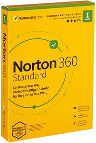 Norton 360 Standard Sicherheitssoftware Vollversion (PKC)