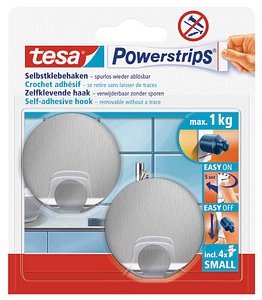 tesa Rund Small Klebehaken für max. 1,0 kg 1,4 x 3,4 cm, 2 St.