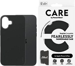 CARE by PanzerGlass® Fashionable Case Handy-Cover für Apple iPhone 16 Plus schwarz