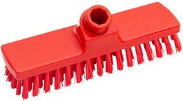 Thumbnail - haug® bürsten Schrubber rot Kunststoff 22,5 cm breit