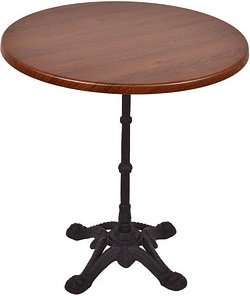 Garden Pleasure CIVETTA Bistrotisch dunkelbraun 70,0 x 70,0 x 74,0 cm