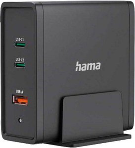 Thumbnail - hama USB-Ladestation schwarz, Kabellänge: 1,2 m, 140 Watt
