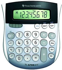 Thumbnail - TEXAS INSTRUMENTS TI-1795 SV Taschenrechner silber/schwarz