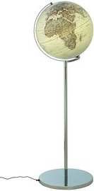 TROIKA® Leuchtglobus SOJUS LIGHT silber