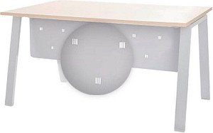 Thumbnail - rocada Modesty Sichtblende weiß 120,0 x 26,0 cm