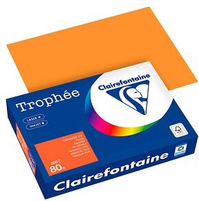 Clairefontaine Kopierpapier Trophée orange DIN A4 80 g/qm 500 Blatt