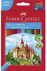 FABER-CASTELL Castle Buntstifte farbsortiert, 36 St.