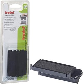 trodat Ersatzstempelkissen 6/4913 schwarz 5,8 x 2,2 cm, 2 St.