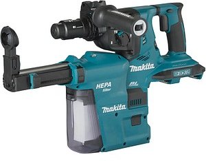 makita DHR283ZWJU Akku-Kombihammer-Set 2x 18,0 V, ohne Akku
