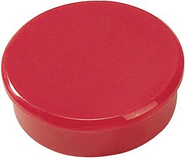 Thumbnail - DAHLE Magnete rot, Kunststoff Ø 3,8 cm, 10 St.
