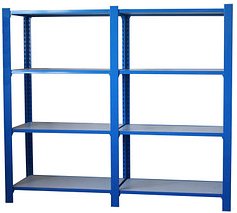 Simonrack Weitspannregal OFFICLICK 8435104999059 blau, weiß 180,0 x 40,0 x 150,0 cm