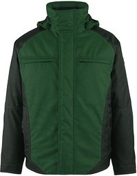 Thumbnail - MASCOT® unisex Pilotenjacke Frankfurt grün, schwarz Größe XS