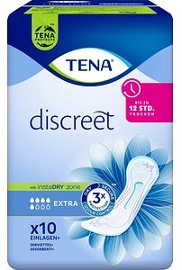 TENA Slipeinlagen discreet EXTRA für Slip, 10 St.