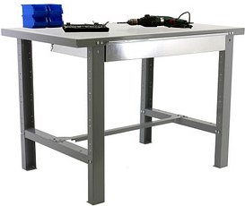 Thumbnail - Simonrack Werkbank SIMONWORK BT6 BOX grau 1 Schublade 180,0 x 73,0 x 83,0 cm