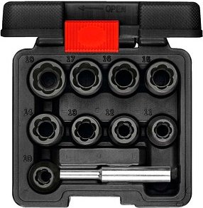 GEDOREred Schraubenausdreher-Set 3300034 10-tlg.