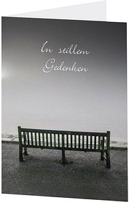 LUMA Trauerkarte Parkbank LU1435 DIN B6, 1 St.