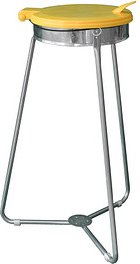 Müllsackständer 70,0 - 120,0 l gelb, silber