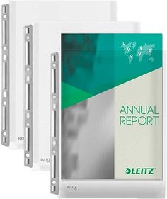 Thumbnail - AKTION: LEITZ Prospekthüllen DIN A4 transparent genarbt 0,17 mm, 3 St. mit Prämie nach Registrierung