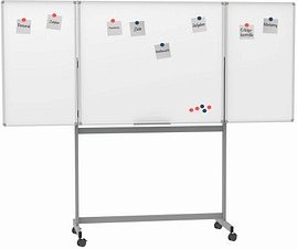 Thumbnail - MAUL mobiles Whiteboard MAULstandard 120,0 x 100,0 cm weiß kunststoffbeschichteter Stahl