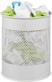 Thumbnail - DURABLE Papierkorb 15,0 l lichtgrau, 1 St.