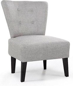 meet powered by PAPERFLOW Besuchersessel Brighton FTBRI.01.02 grau Stoff, 1 St.