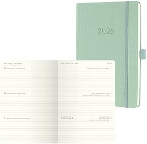 SIGEL Buchkalender Conceptum 2026 mintgrün, 1 St.