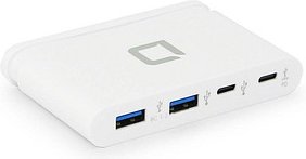 Thumbnail - DICOTA USB-Hub 4-in-1 4-fach weiß