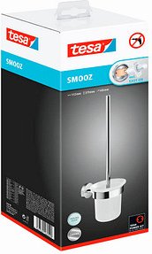 tesa WC-Garnitur SMOOZ weiß Metall