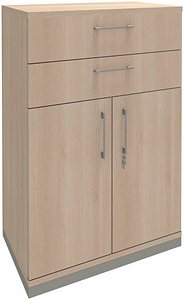 fm Aktenschrank Oldenburg, 4260672332304 akazie 1 Fachboden 80,0 x 44,2 x 113,3 cm