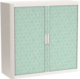 PAPERFLOW easyOffice Colour Rollladenschrank 60116 2 Fachböden 110,0 x 41,5 x 104,0 cm