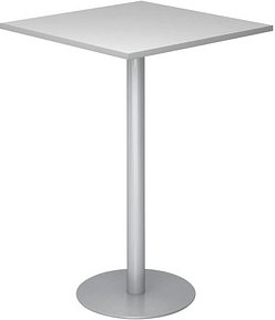 HAMMERBACHER Stehtisch lichtgrau 80,0 x 80,0 x 111,6 cm, 1 St.