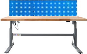 ADB Werkbank HEAVY staubgrau 200,0 x 75,0 x 70,0 cm