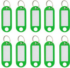 WEDO Schlüsselanhänger grün, 10 St.