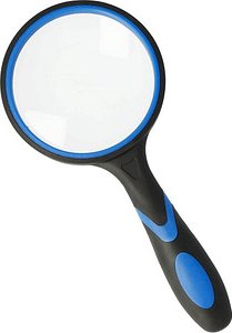 Thumbnail - WESTCOTT Lupe schwarz/blau 3-fach, Ø 100 mm