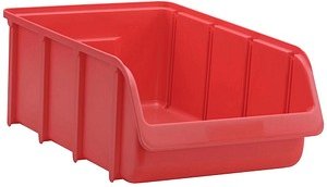 hünersdorff Sichtlagerkasten 19,27 l rot