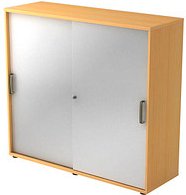 HAMMERBACHER Schiebetürenschrank 1753S, V1753S/6/S/SG buche, silber 2 Fachböden 120,0 x 40,0 x 110,0 cm